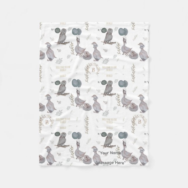 Velo Cobertor de Fleece (Frente)