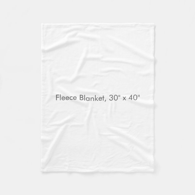 Velo Cobertor de Fleece, 76cm x 102cm (Frente)