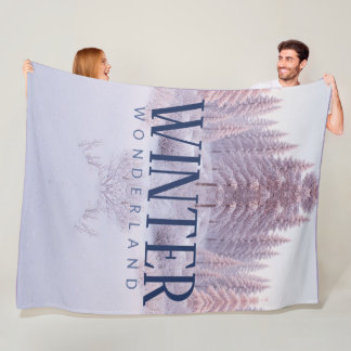 Velo Cobertor de Fleece Aconchegante Winter Wonderland