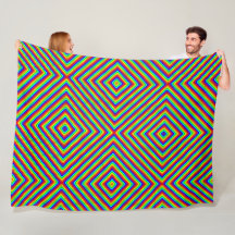 Cobertor de Fleece - Arco-íris X