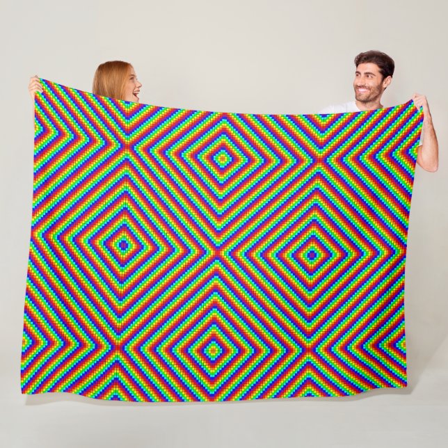 Velo Cobertor de Fleece - Arco-íris X (In Situ)