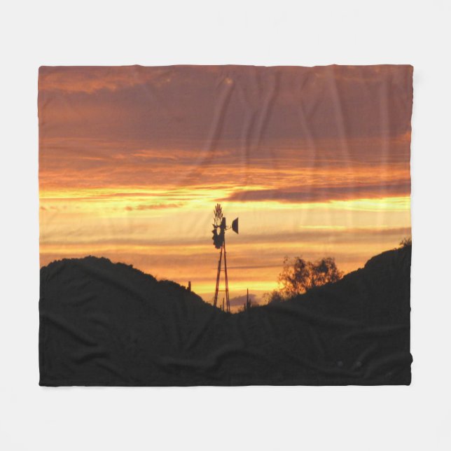 Velo Cobertor de Fleece Arizona Sunset (Frente (Horizontal))
