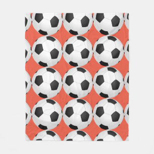Velo Cobertor de Fleece Bola de Futebol Jogador de Fute
