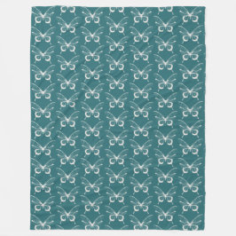 Velo Cobertor de Fleece Borboleta