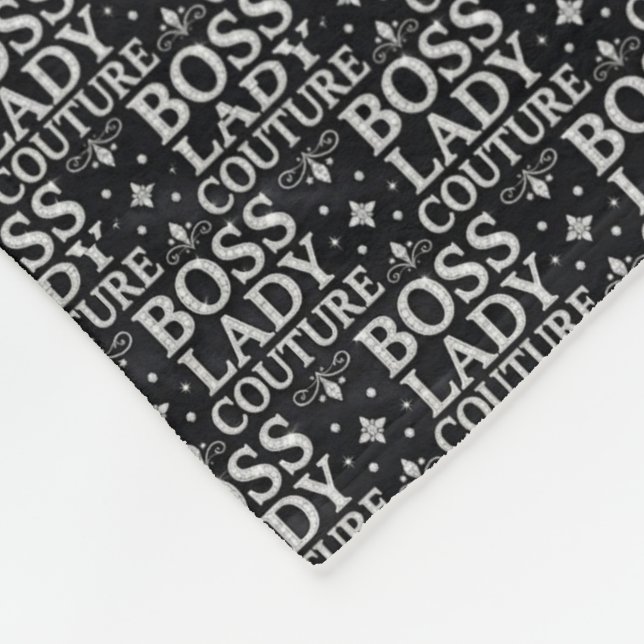 Velo Cobertor de Fleece Boss Lady Couture (Quina)