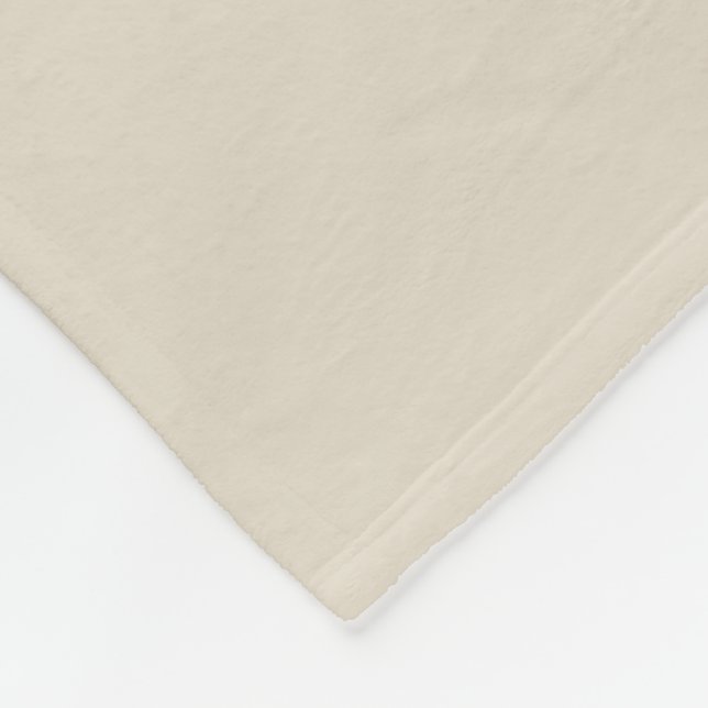 Velo Cobertor de Fleece Branco Osso (Quina)