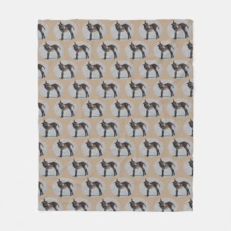 Velo Cobertor de Fleece Burro Frenzy (Bege)