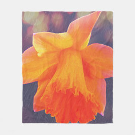 Velo Cobertor de Fleece Chuva de Narcisos
