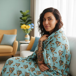 Velo Cobertor de Fleece Cleo