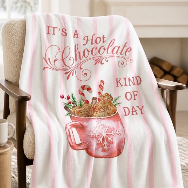 Velo Cobertor de Fleece com Caneca de Chocolate Quente  (Criador carregado)