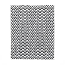 Cobertor de Fleece com Chevron de Cor Personalizad