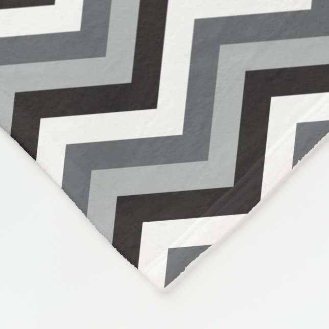 Velo Cobertor de Fleece com Chevron de Cor Personalizad (Quina)