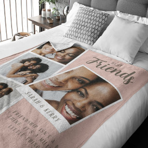 Velo Cobertor de Fleece com Colagem de Fotos dos Melhor