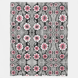 Velo Cobertor de Fleece com Fluxo Tribal Abstrato Vibra