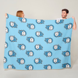 Velo Cobertor de Fleece com Foto Personalizada de Gato