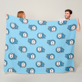 Velo Cobertor de Fleece com Foto Personalizada de Gato