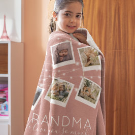 Velo Cobertor de Fleece com Luzes de Corda Modernas e C