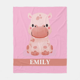 Velo Cobertor de Fleece com Nome Personalizado