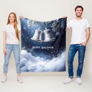 Velo Cobertor de Fleece com Sininhos Ornamentais Pratea