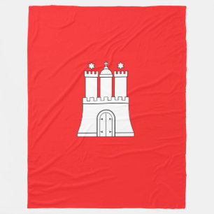 Velo Cobertor de Fleece da Bandeira de Hamburgo