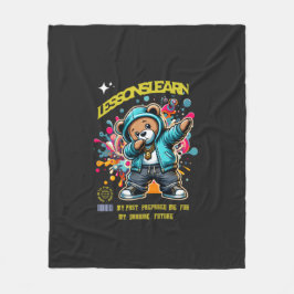 Velo Cobertor de Fleece DABBING FUTURE LESSONS LEARN