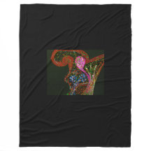 Cobertor de Fleece de Arte Abstrata