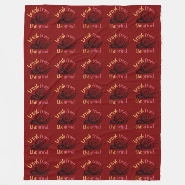 Velo Cobertor de Fleece de Caracol (Frente)
