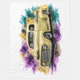 Velo Cobertor de Fleece de Carro Musculoso Americano