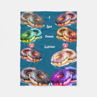 Velo cobertor de fleece de donut (saboroso)