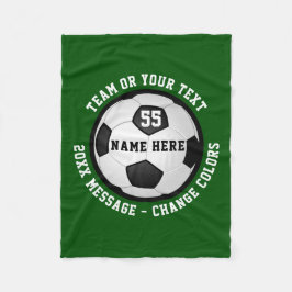 Velo Cobertor de Fleece de Futebol Personalizado Barato