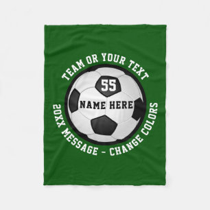 Velo Cobertor de Fleece de Futebol Personalizado Barato