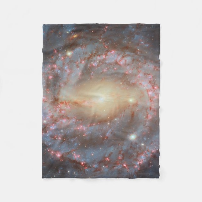 Velo Cobertor de Fleece de Galáxia Espiral (Frente)