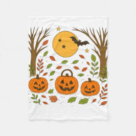 Velo Cobertor de fleece de Halloween