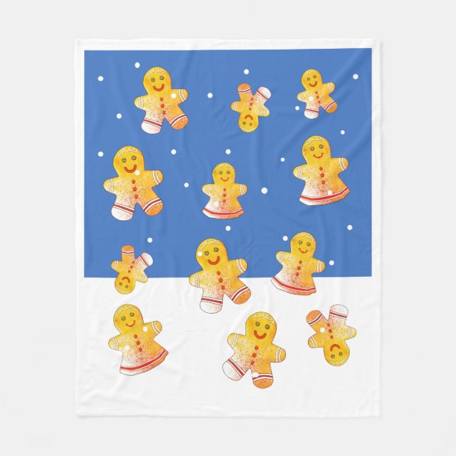 Velo Cobertor de Fleece de Pão de Mel (Frente)