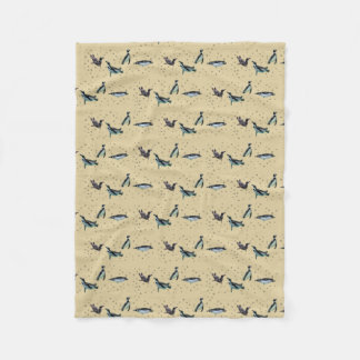 Velo Cobertor de Fleece de Pinguins Borbulhantes (Doura