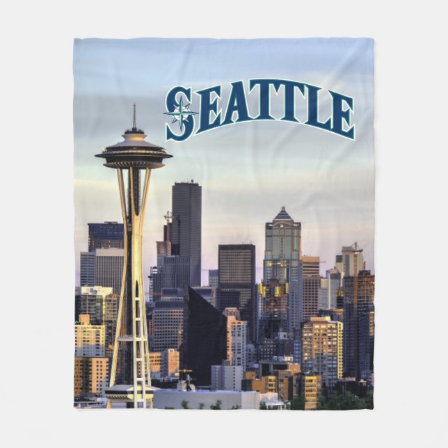 Velo Cobertor de Fleece de Seattle (Frente)