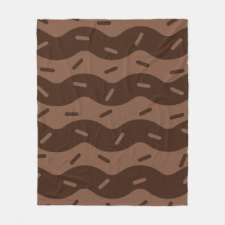 Velo Cobertor de Fleece de Sorvete de Chocolate Derreti