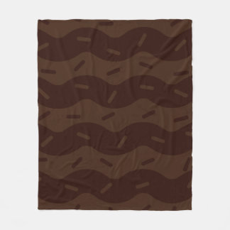 Velo Cobertor de Fleece de Sorvete de Chocolate Preto D