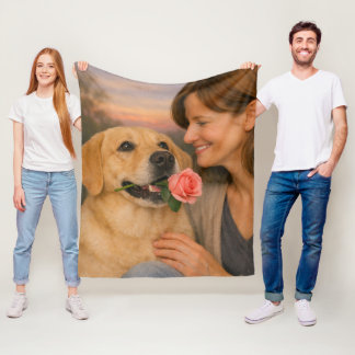 Velo Cobertor de Fleece do Golden Retriever – Arte Pet 
