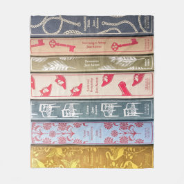 Velo Cobertor de Fleece dos Livros de Jane Austen