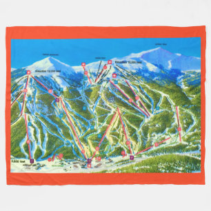 Velo Cobertor de Fleece Encostas de Esqui Copper Mtn