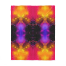 Cobertor de Fleece Estilo Abstrato 