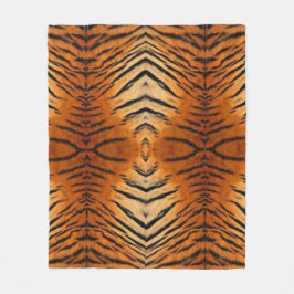 Velo Cobertor de Fleece estilo Tigre