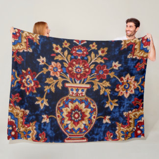 Velo Cobertor de Fleece Floral