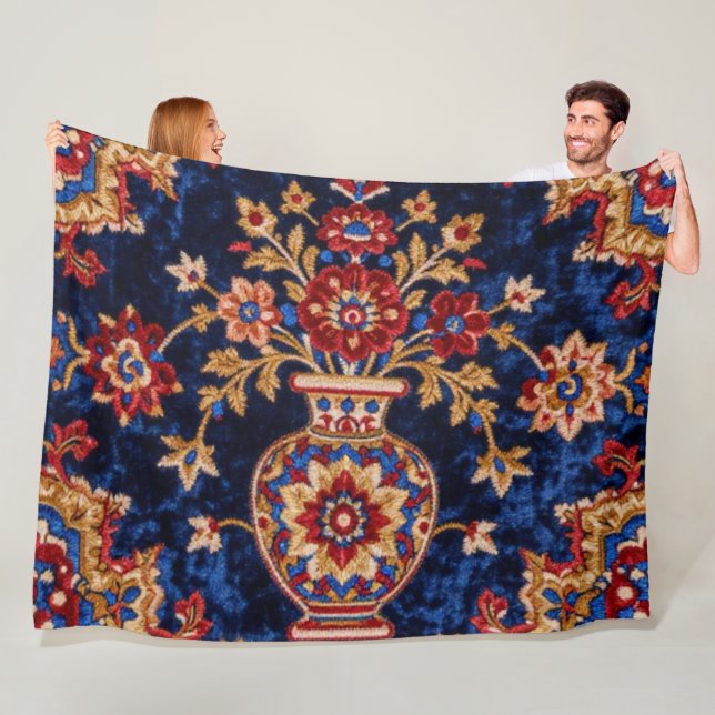 Velo Cobertor de Fleece Floral (In Situ)