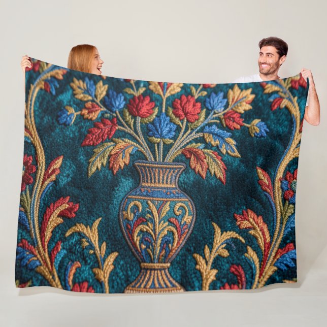 Velo Cobertor de Fleece Floral (In Situ)