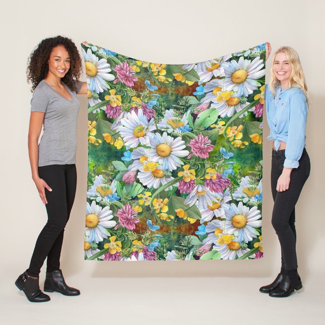 Velo Cobertor de fleece floral estético (Criador carregado)