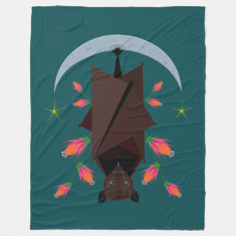 Velo Cobertor de Fleece Flying Fox Teal (3 Tamanhos)
