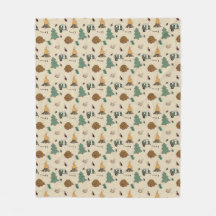 Cobertor de Fleece Goldendoodle Camping | Fogueira