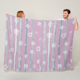 Velo Cobertor de Fleece (Grande 60" x 80") – Gingham Or